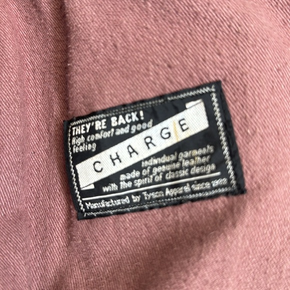 CHARGE VINTAGE AVIATOR BLACK LEATHER JACKET SIZE M - Picture 5 of 13